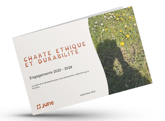 Charte Ethique et Durabilité 2025 de JUNE